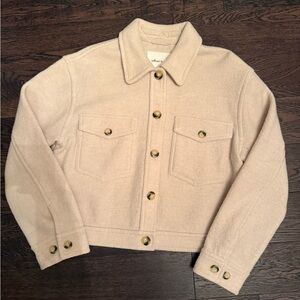 Aritzia Wilfred Free Cropped Merino Jacket